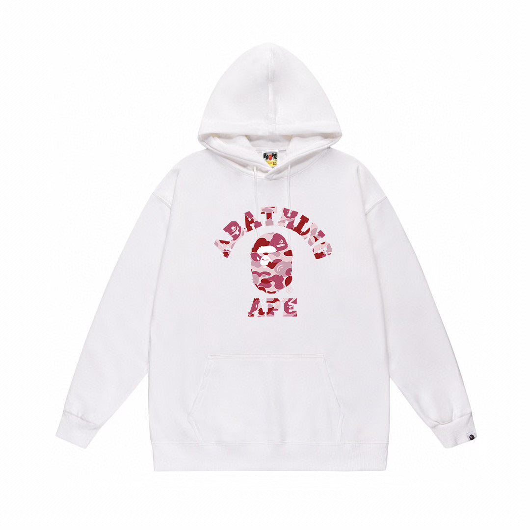 BAPE Camo College Ape Head Logo Pullover Hoodie