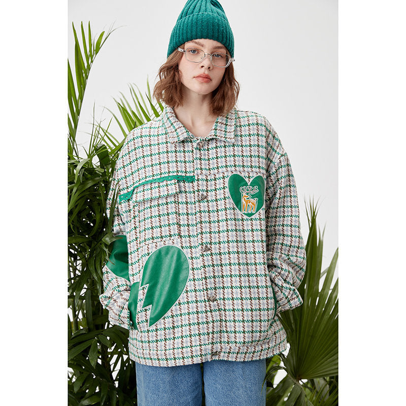 Valentine's Day Jacket Love Pattern Youth Coat Male