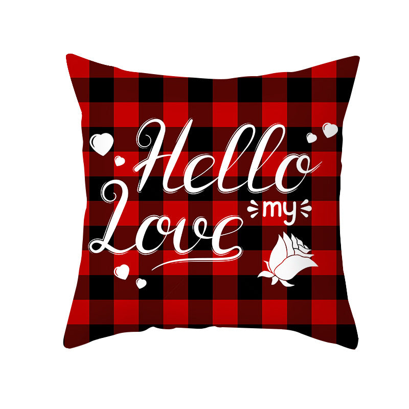 Valentine 'S Day Pillow Covers 4 Piece Random Styles Together, Home Festival Gift Pillow Cushion Cover