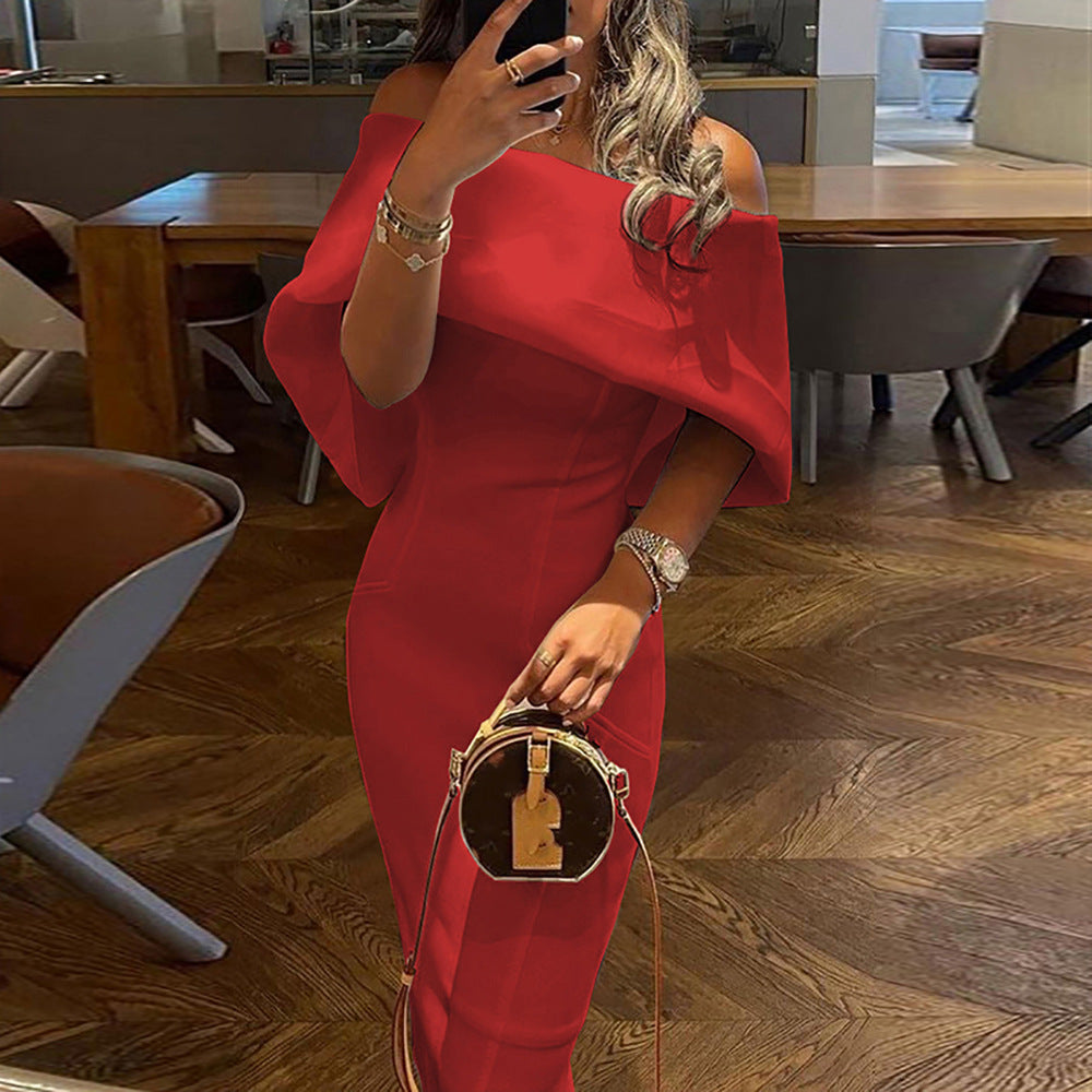 Valentine's Day Dress Slim Dress