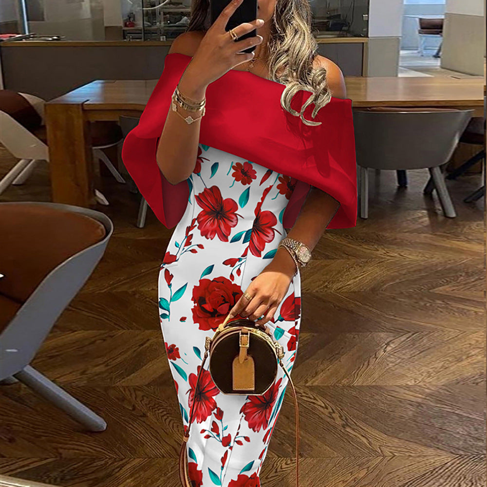 Valentine's Day Dress Slim Dress