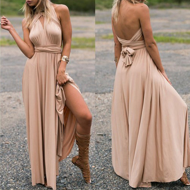 Valentine's Day Dress Backless Sexy Bandage One-Piece Dress Dress