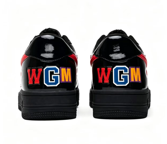 BAPE STA Shark Face & Star Low-Top Sneakers