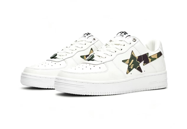 BAPE STA Camo Star Low-Top Sneakers | Four Colorways
