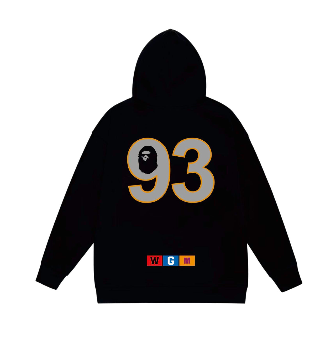 BAPE 93 Varsity Graphic Pullover Hoodie
