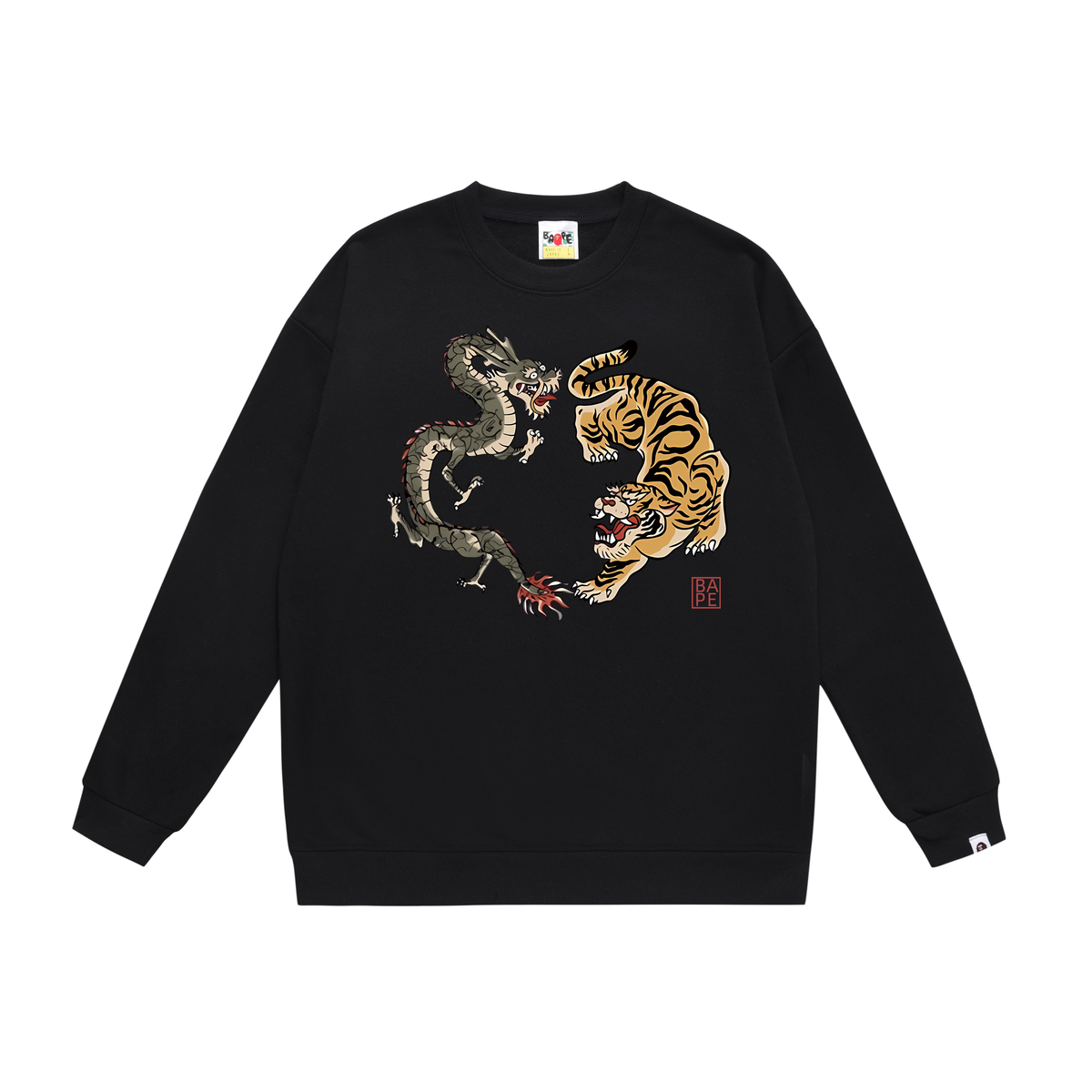 BAPE Dragon & Tiger Graphic Crew-Neck Sweatshirt