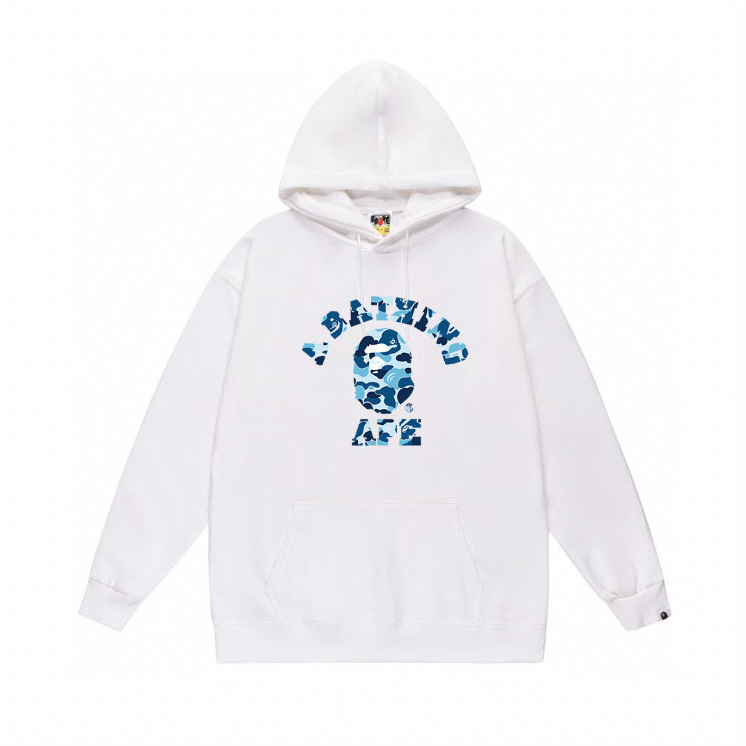 BAPE Camo College Ape Head Logo Pullover Hoodie