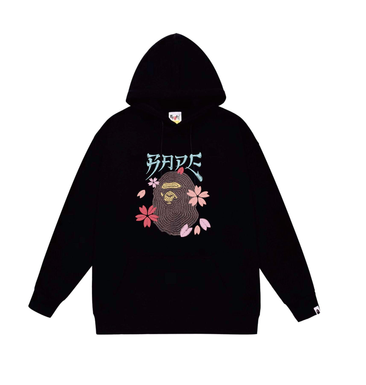BAPE Cherry Blossom Contour Ape Head Pullover Hoodie