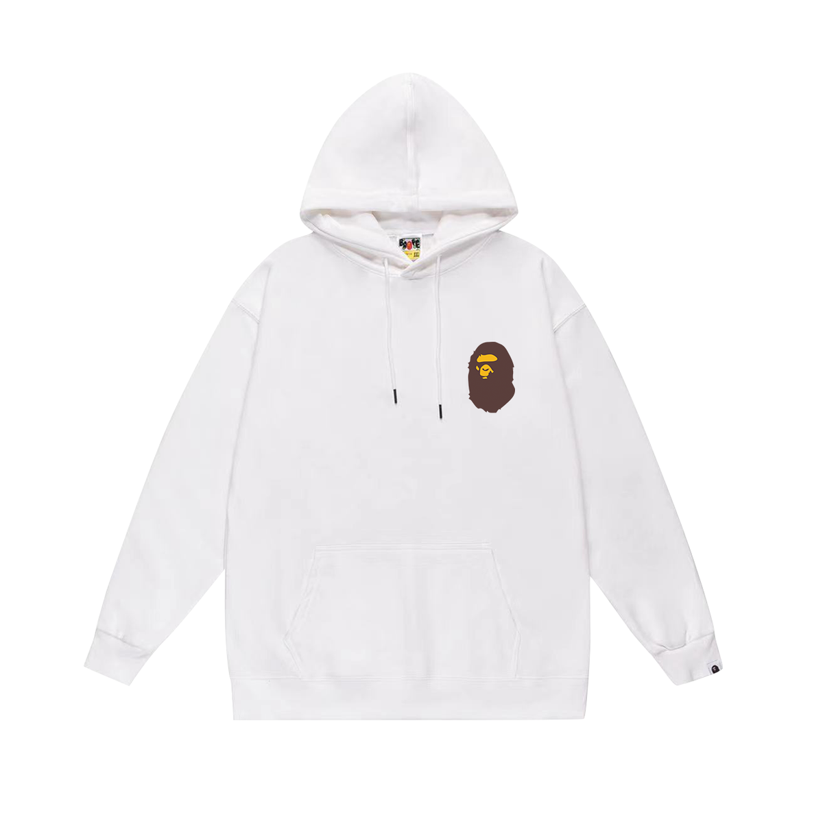 BAPE Ape Head & Multicolor Logo Collage Pullover Hoodie