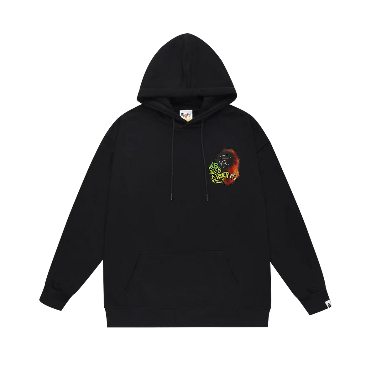 BAPE Apes Together Strong Flame Ape Head Pullover Hoodie