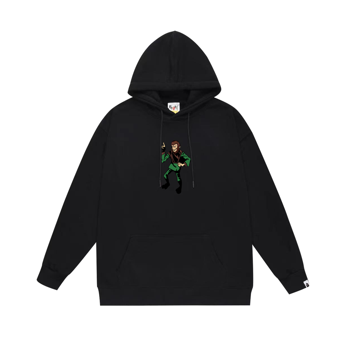 BAPE Busy Works Ape Character Graphic Pullover Hoodie