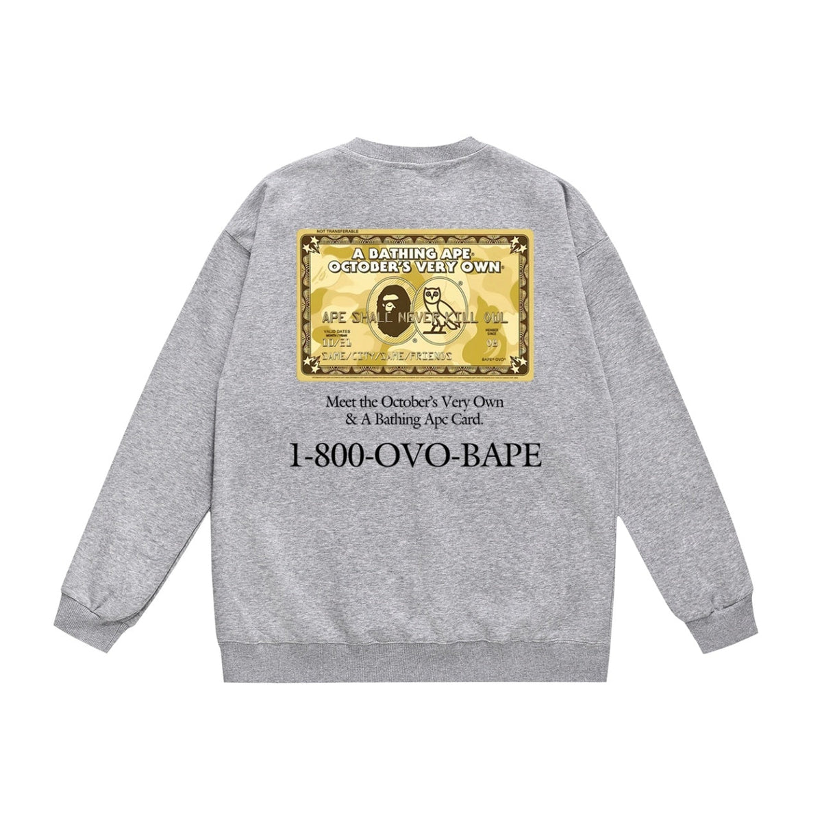 BAPE Ape Head Crewneck Sweatshirt
