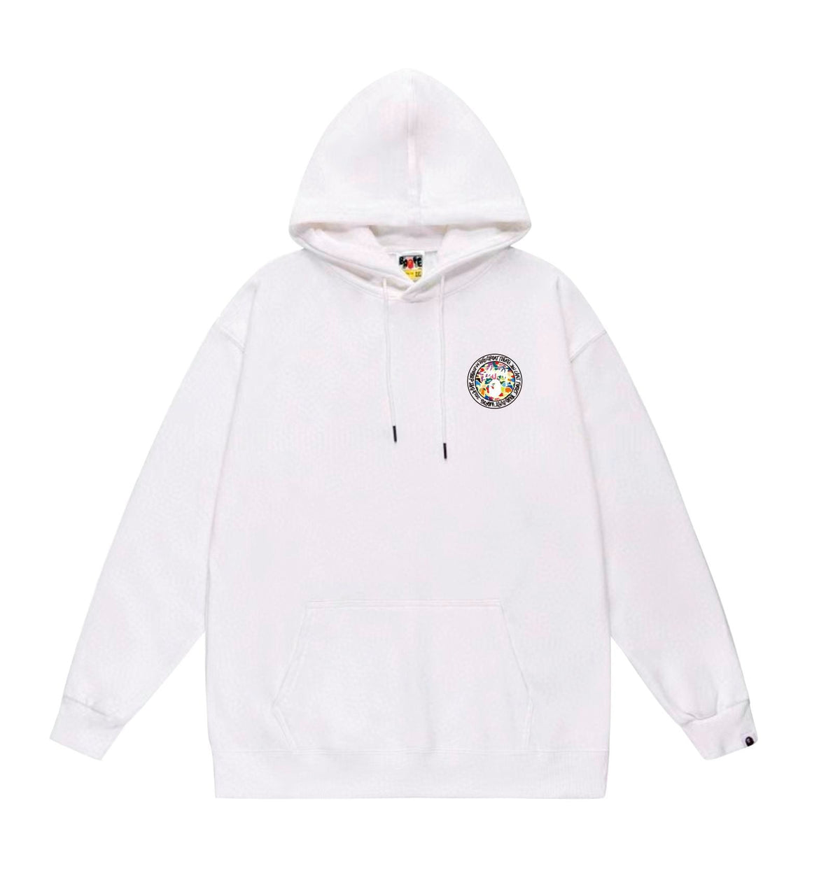 BAPE Multicolor Camo Circle Graphic Pullover Hoodie