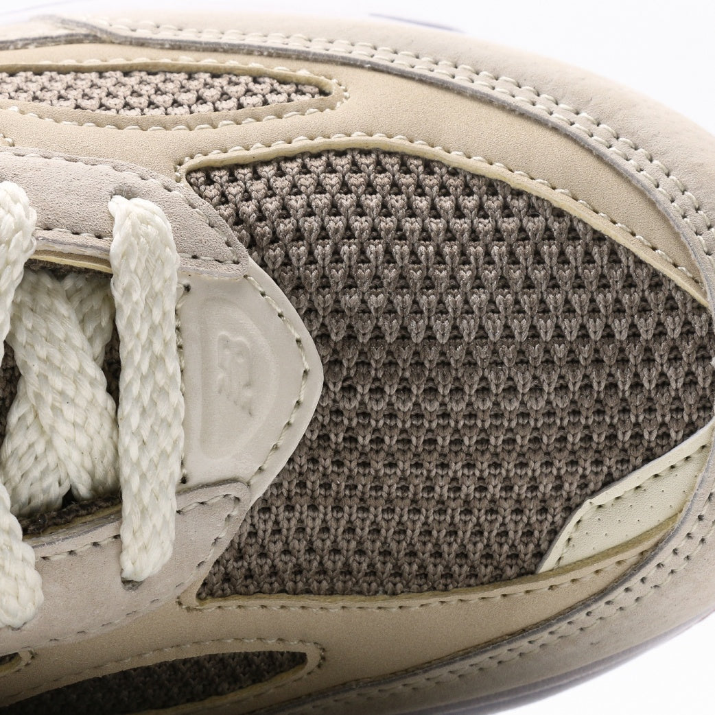 New Balance 990v6 Beige & Burgundy Sneakers
