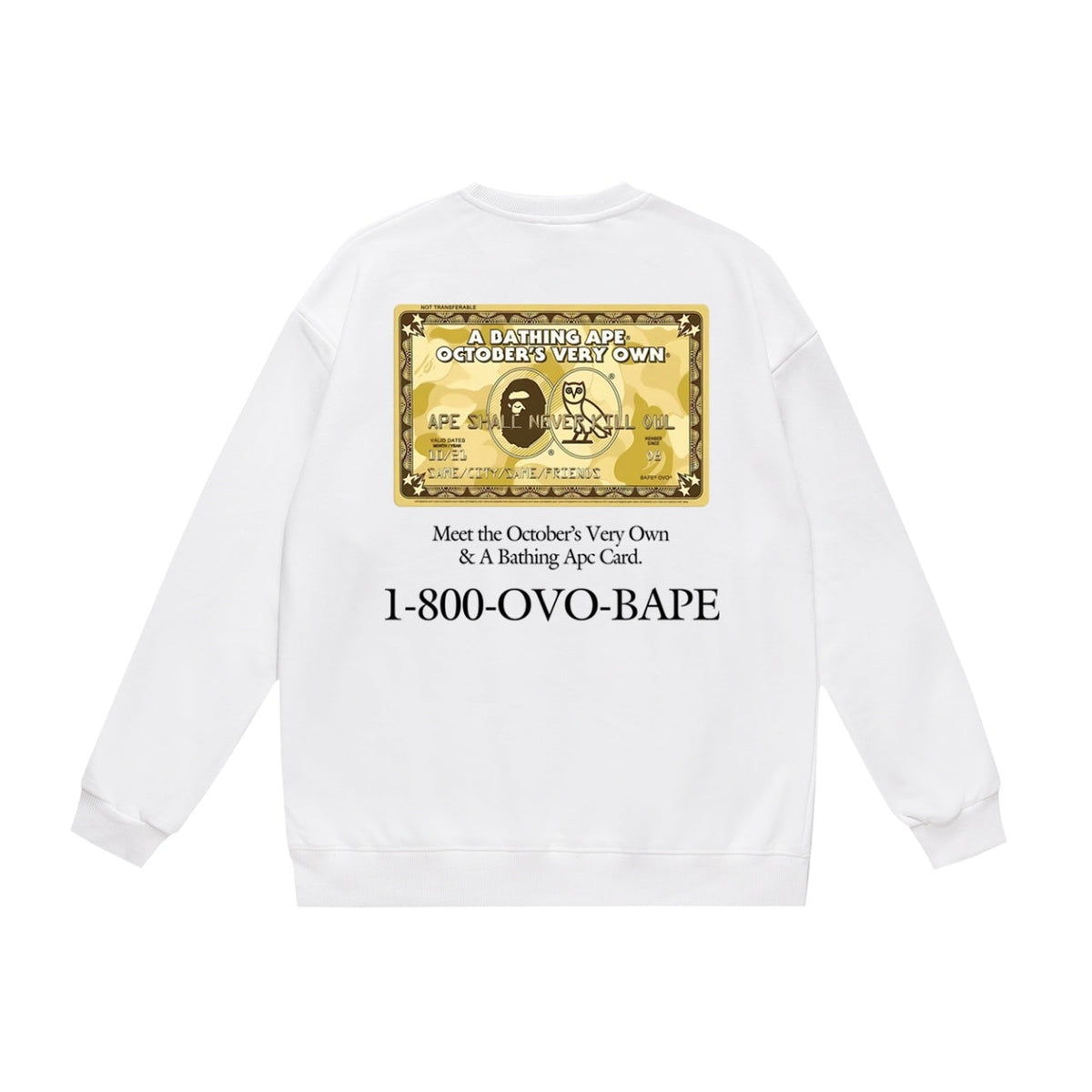 BAPE Ape Head Crewneck Sweatshirt