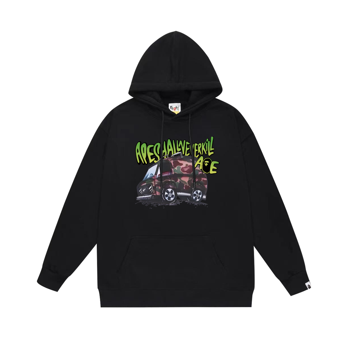 BAPE Camo Van Graphic Pullover Hoodie