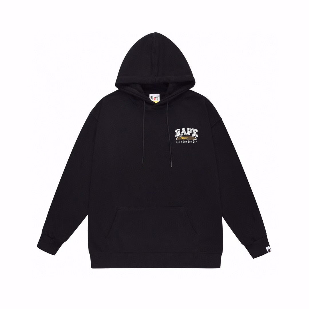 BAPE Chest Logo & Back Script Pullover Hoodie