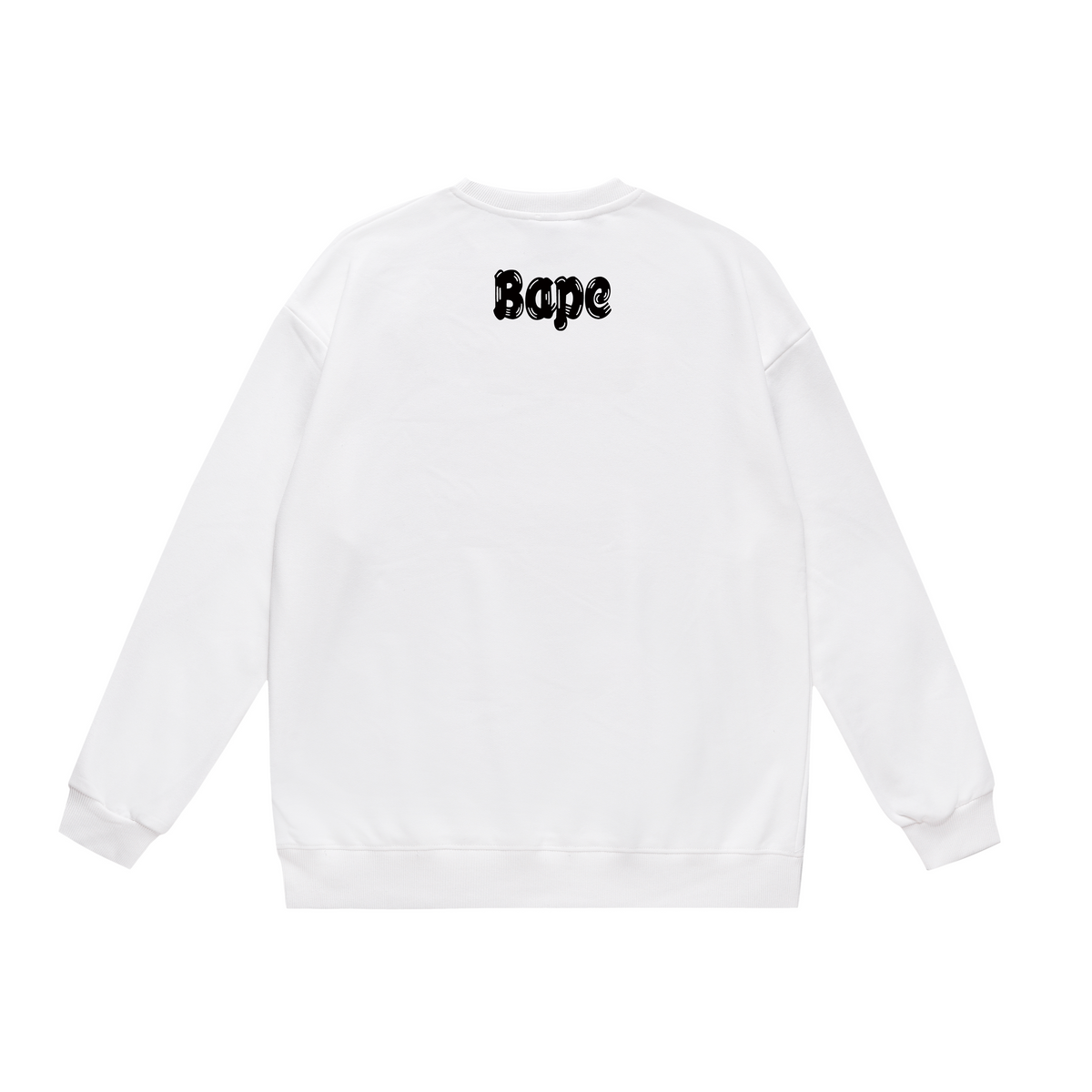 BAPE Sketch-Style College Logo Crew-Neck Sweatshirt