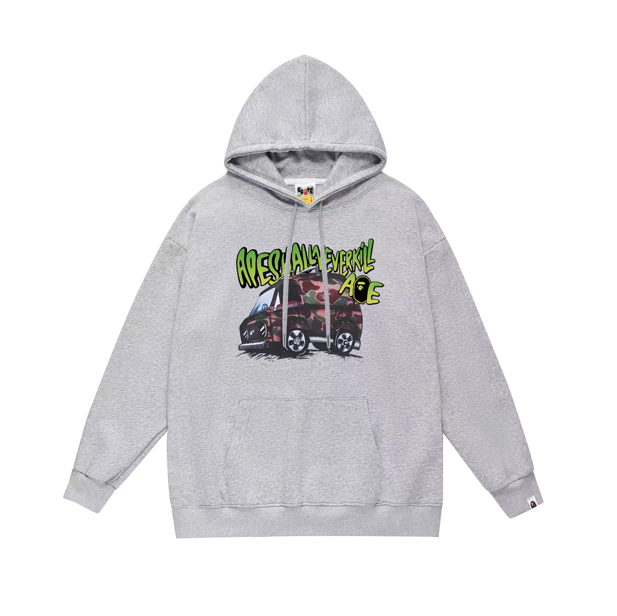 BAPE Camo Van Graphic Pullover Hoodie