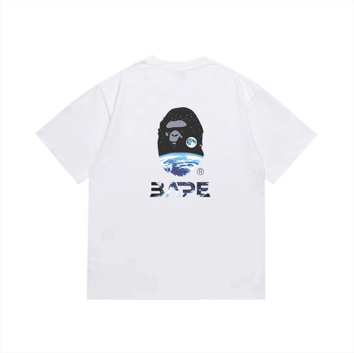 BAPE Space Ape Head Back Graphic T-Shirt