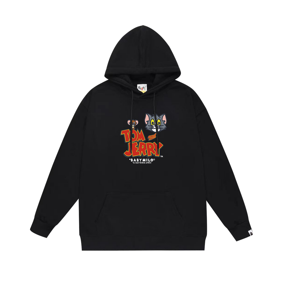 BAPE Baby Milo Tom and Jerry Graphic Pullover Hoodie