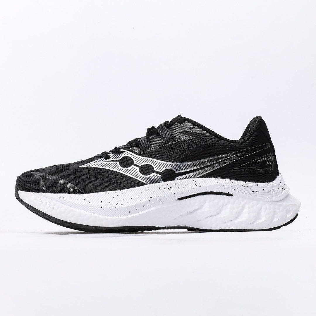 Saucony Endorphin Black & White Running Shoes