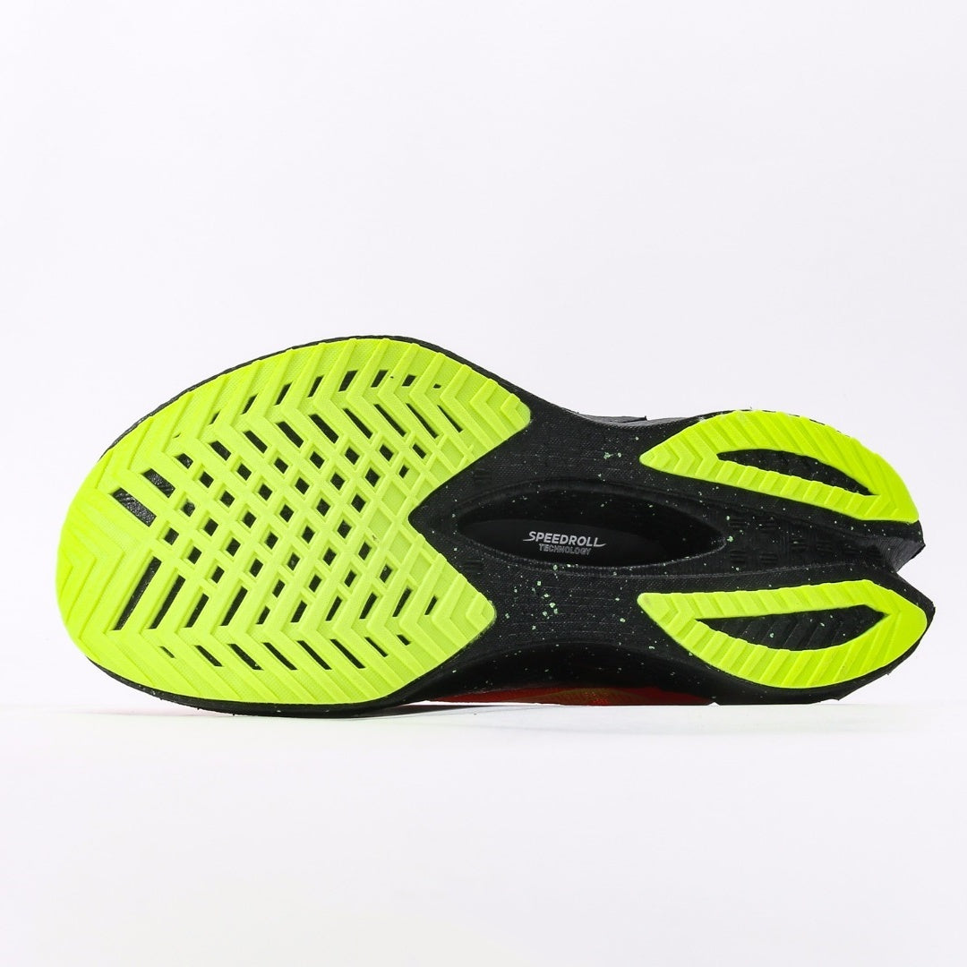 Saucony Endorphin Coral & Black Running Shoes