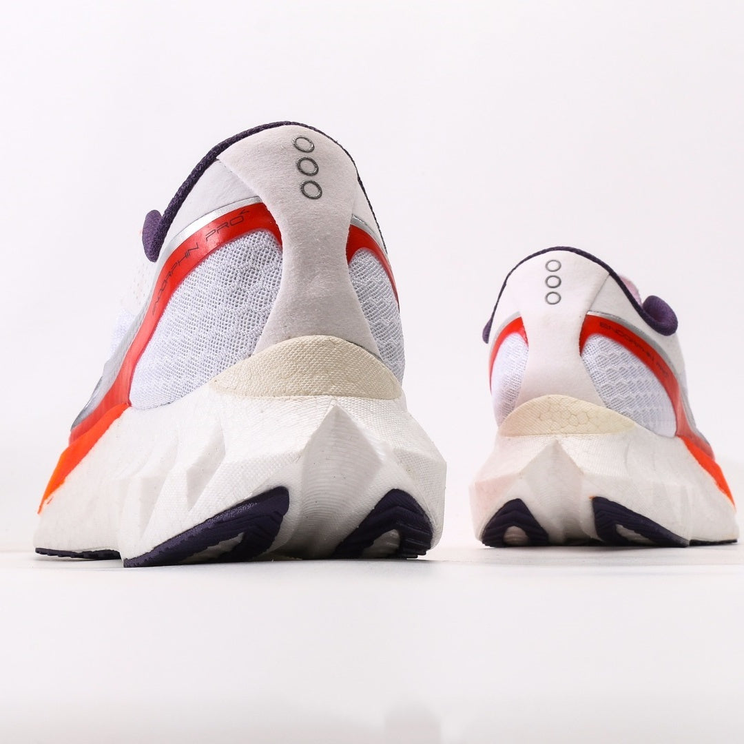 Saucony Endorphin Pro 4 White & Orange Running Shoes