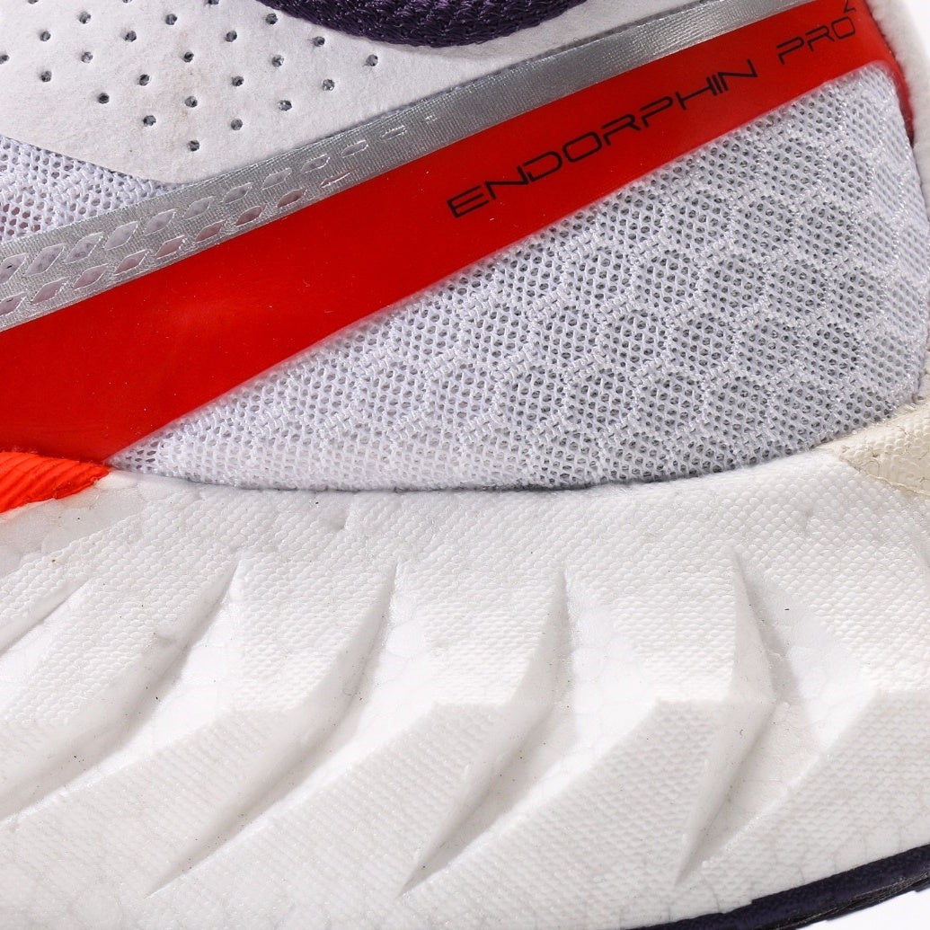 Saucony Endorphin Pro 4 White & Orange Running Shoes