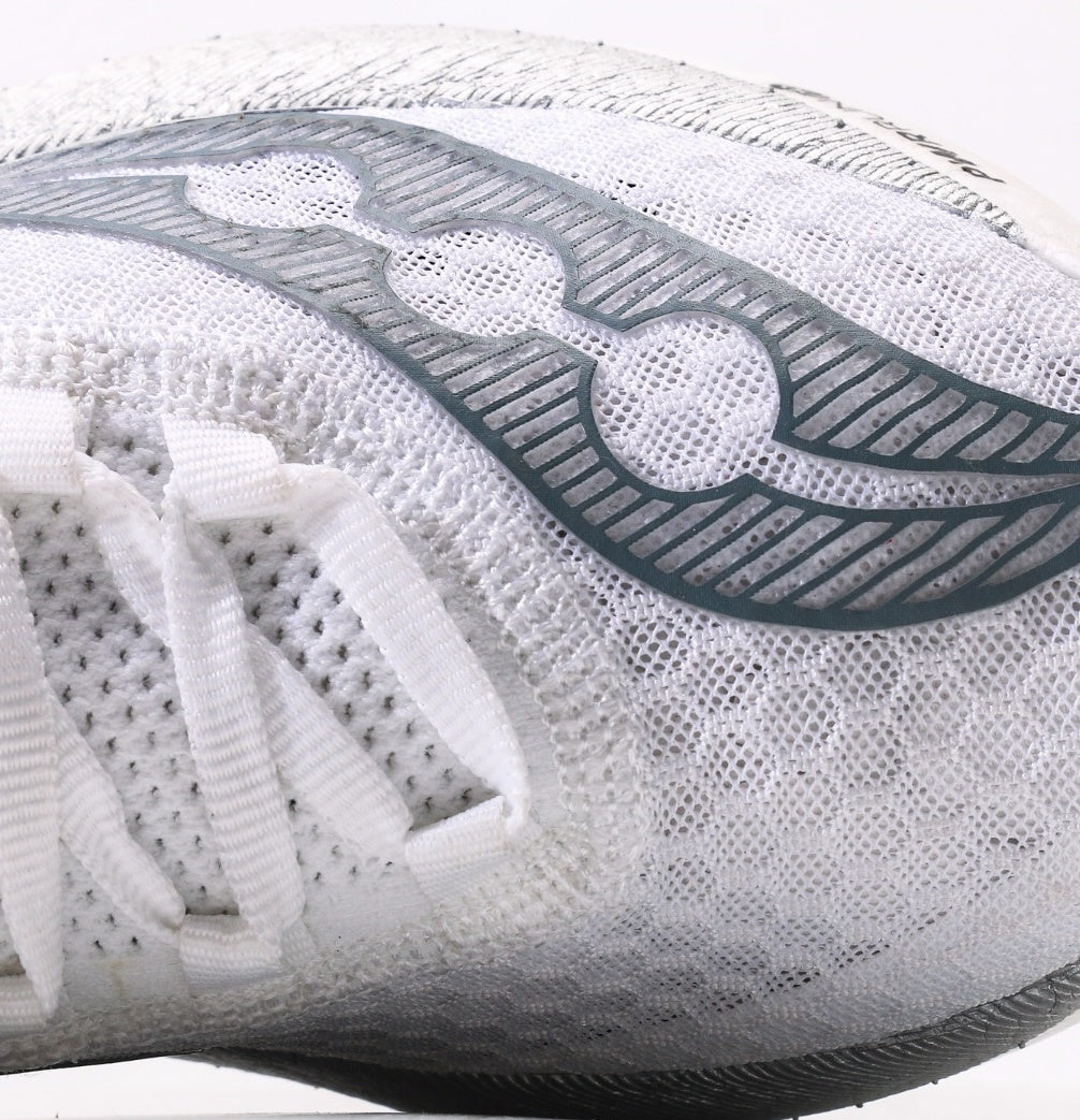 Saucony Endorphin Pro 4 White & Silver Running Shoes