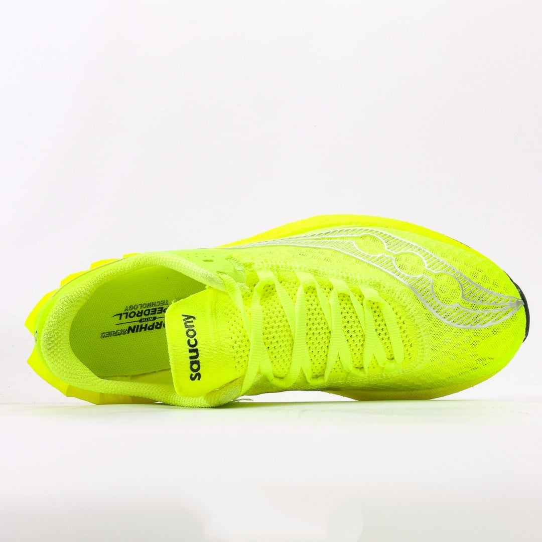 Saucony Endorphin Pro 4 Neon Yellow Running Shoes