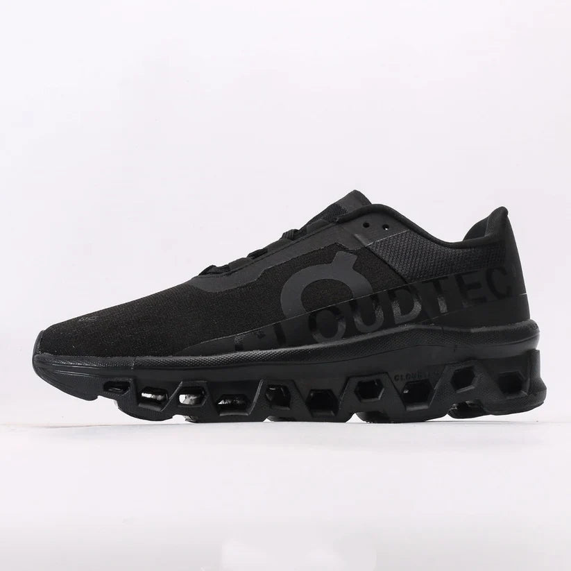 On Running Cloud 6 Shoes - Black, CloudTec Cushioning
