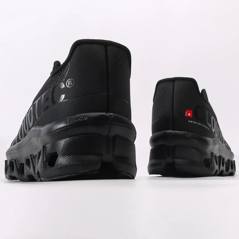 On Running Cloud 6 Shoes - Black, CloudTec Cushioning