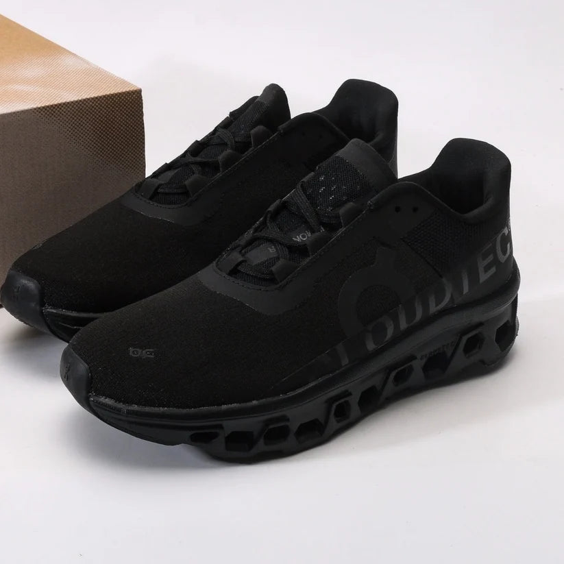 On Running Cloud 6 Shoes - Black, CloudTec Cushioning