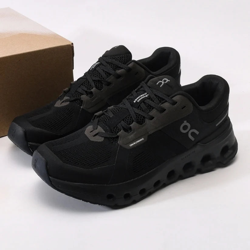 On Running Cloud 6 Shoes - Black, CloudTec Cushioning