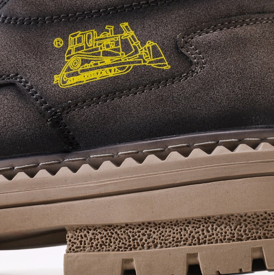 CAT Caterpillar Men's Leather Mid-Top Platform Boots