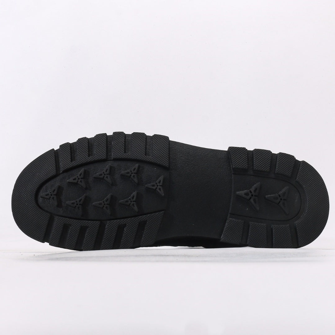 CAT Caterpillar Men's Leather Platform Boots