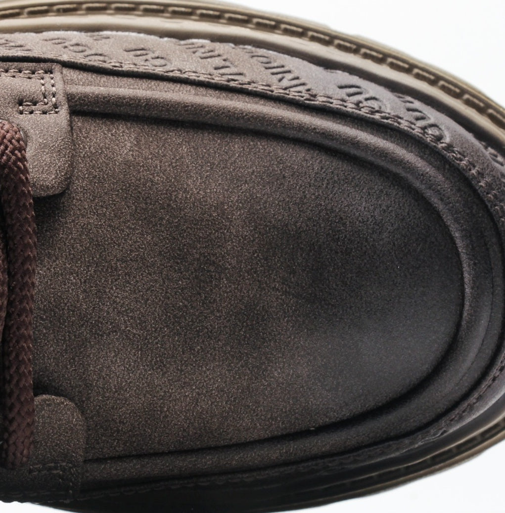 CAT Caterpillar Men's Nubuck Leather Mid-Top Boots