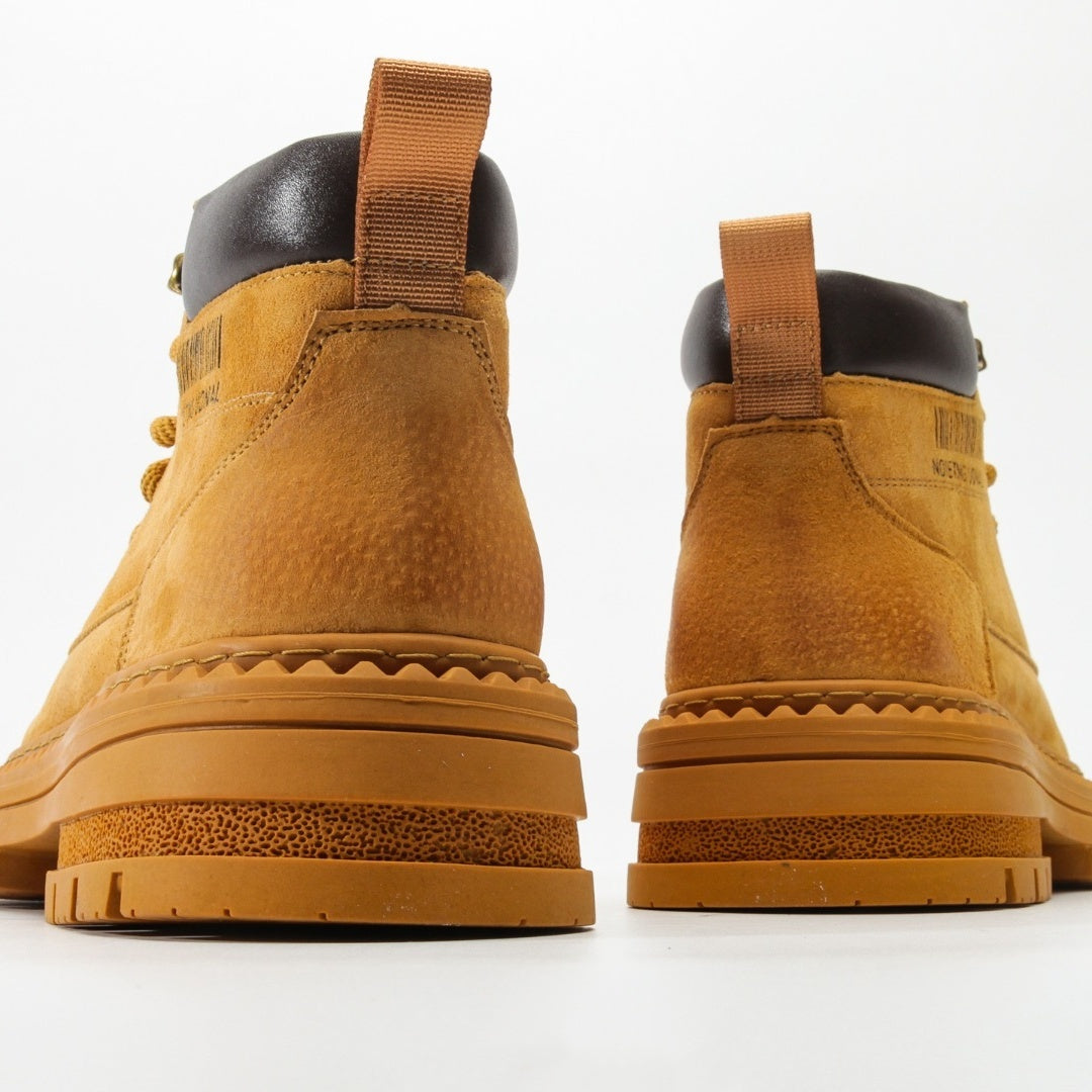 CAT Caterpillar Men's Nubuck Leather Mid-Top Casual Boots