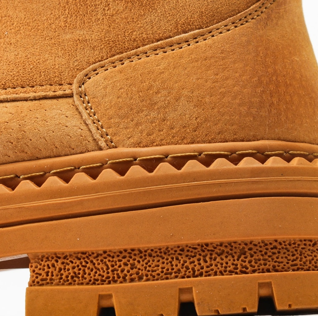 CAT Caterpillar Men's Nubuck Leather Mid-Top Casual Boots