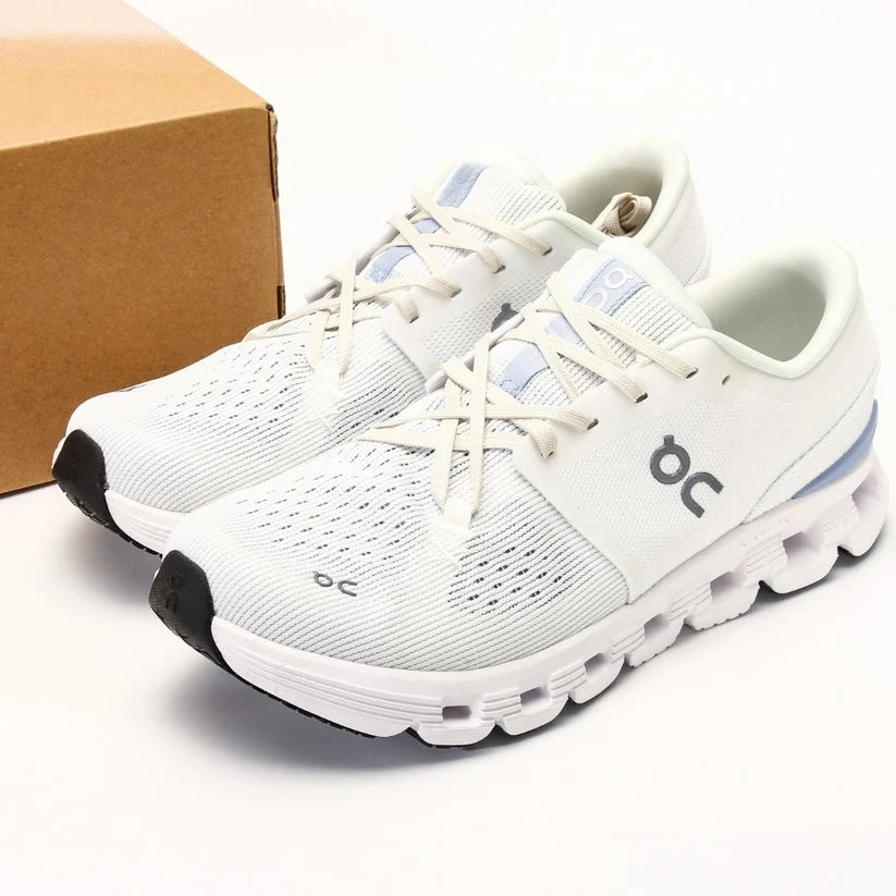 On Running Cloud X 5 Shoes - White/Blue, CloudTec Cushioning