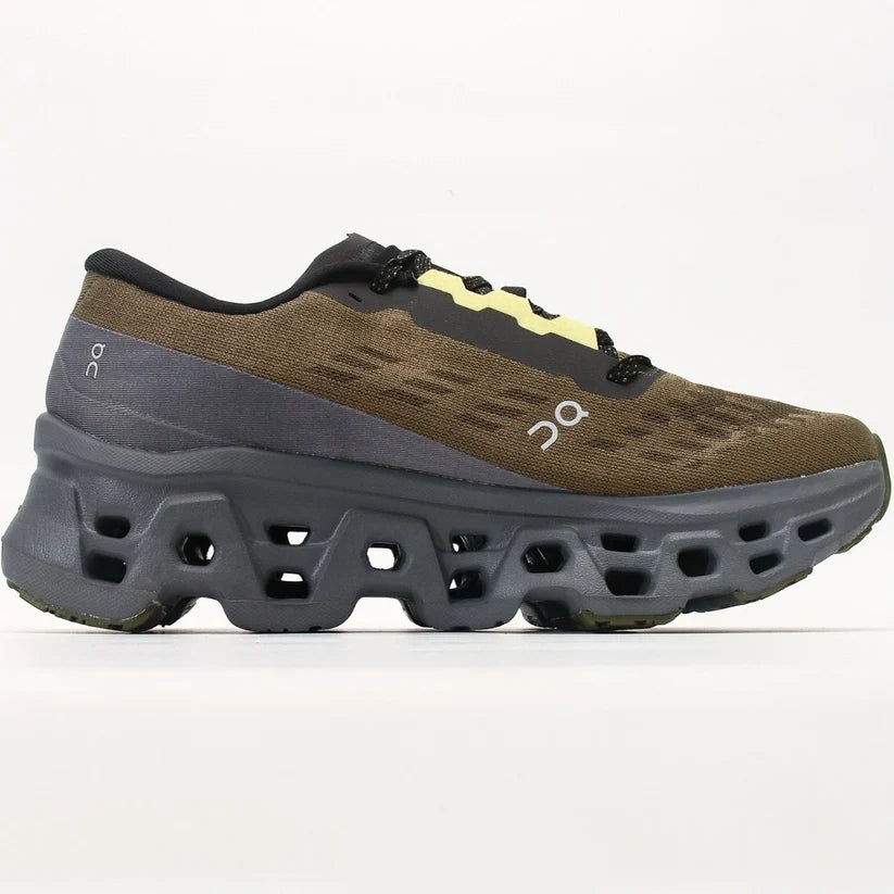 On Running Cloudmonster 3 Shoes - Olive, CloudTec Cushioning