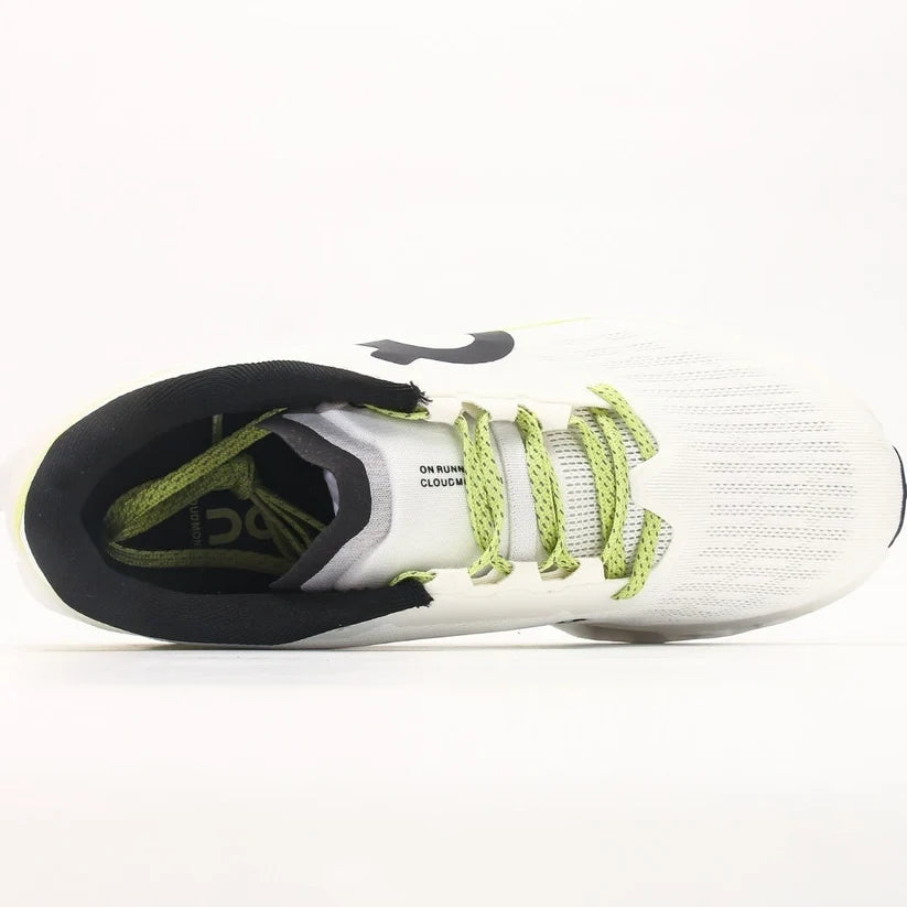 On Running Cloudmonster 3 Shoes - White/Lime, CloudTec Cushioning