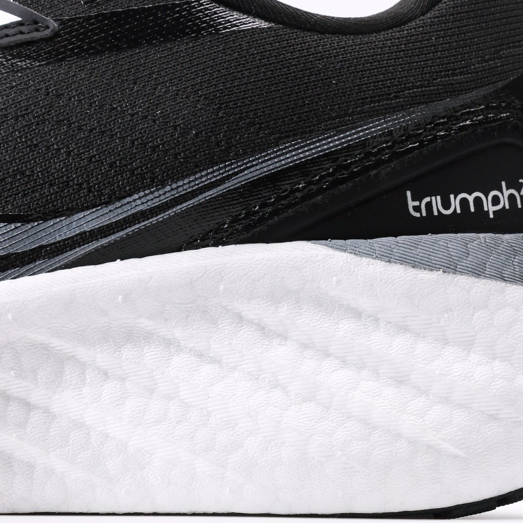 Saucony Triumph 22 Black & White Running Shoes