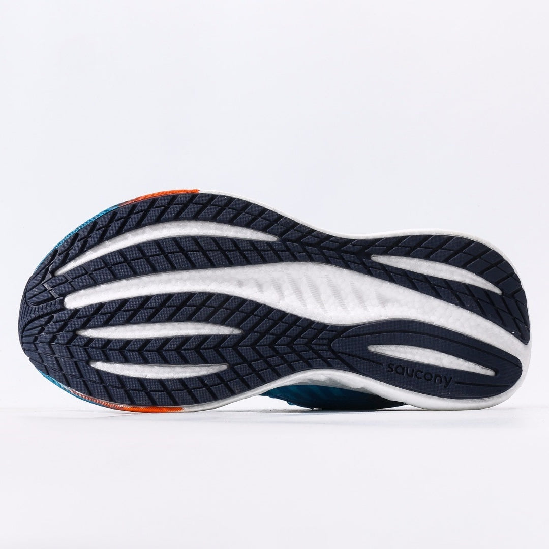 Saucony Triumph 22 Blue & Orange Running Shoes