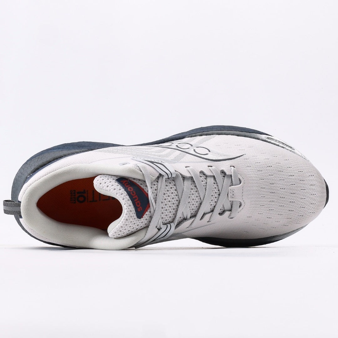 Saucony Triumph 22 White & Navy Running Shoes