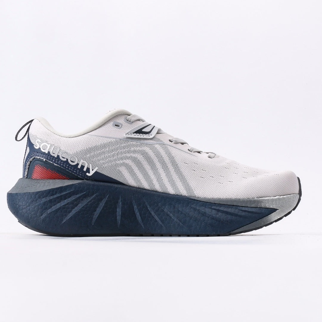 Saucony Triumph 22 White & Navy Running Shoes