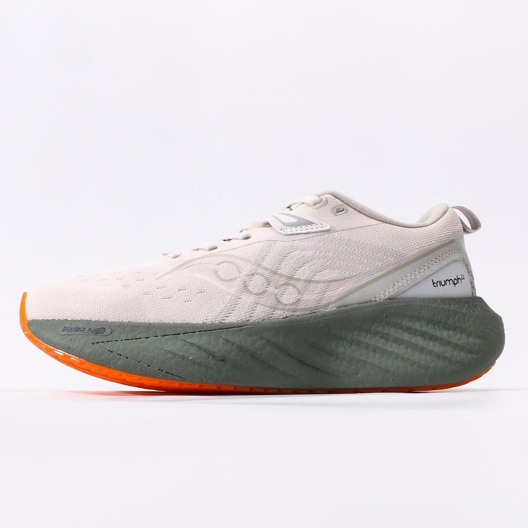 Saucony Triumph 22 Cream & Sage Running Shoes