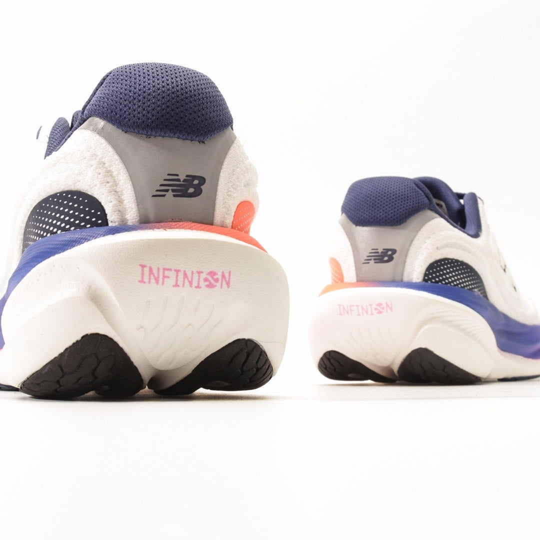 New Balance 1080 Cream, Blue & Pink Sneakers