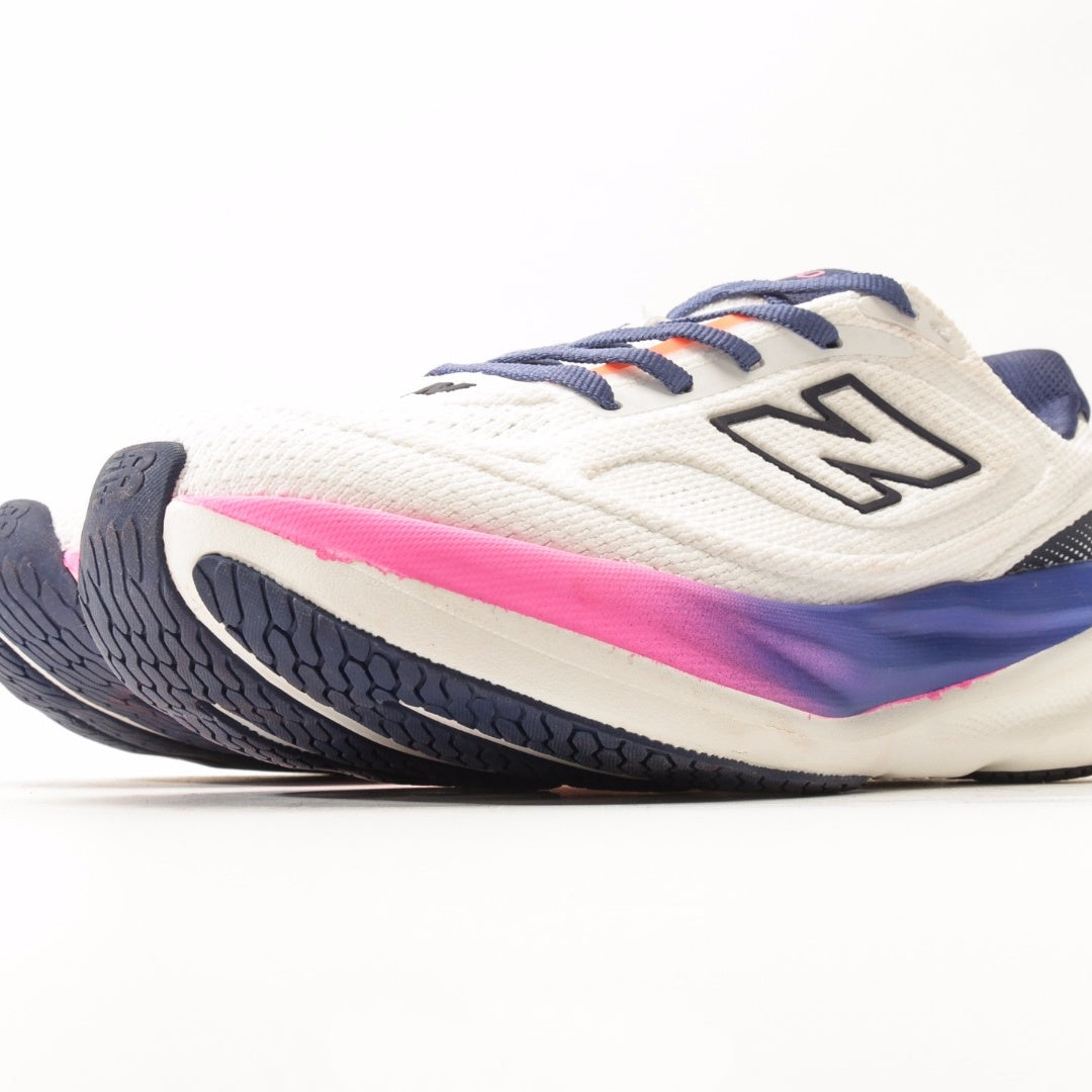 New Balance 1080 Cream, Blue & Pink Sneakers